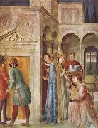 St Lawrence Receiving the Church Treasures (mk08) Fra Angelico